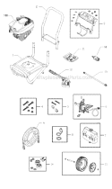 Page A Diagram and Parts List for 020306-2  Briggs and Stratton Pressure Washer